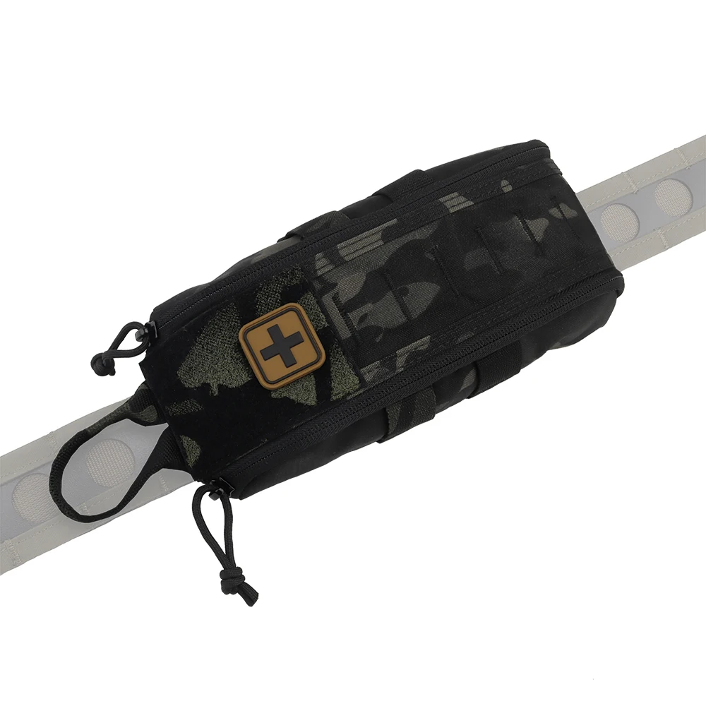 IFAK MOLLE-Bolsa para botiquín de primeros auxilios, bolsa médica EMT con gancho, utilidad de arrastre EDC, bolsas para traumatismos, Clip de malicia, cinturón táctico, accesorios para chaleco - imagen 5