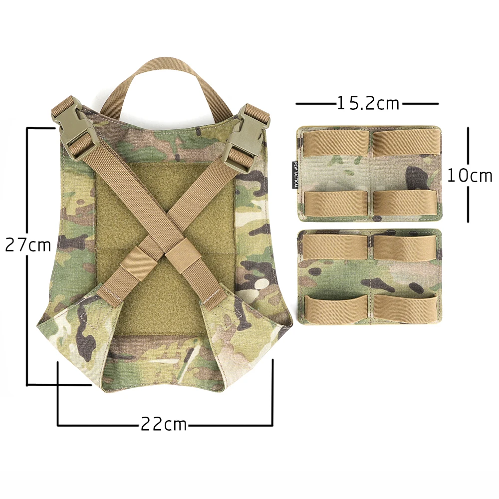 Bolsa de tablero de almacenamiento para casco táctico estilo AXL, capa intermedia para tablero en T - imagen 3