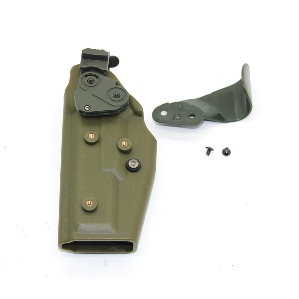 Hebilla de arco de seguridad con botón de funda de pistola de cintura táctica para GL 17 19 Beretta M9 P226 19 19 cinturón de pistola accesorios de botón - imagen 3
