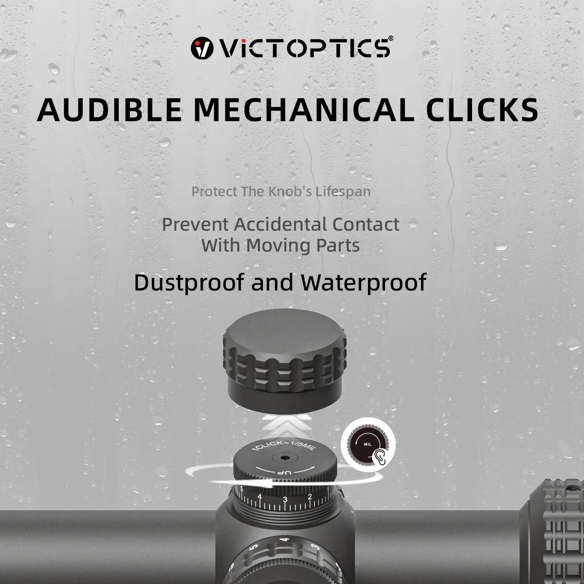 VictOptics SOI 1.5-5x20 SFP LPVO mira telescópica 1 pulgada, ligera y compacta, lente FMC, retícula iluminada R & G (5 niveles), para caza, CQB y airsoft - imagen 5