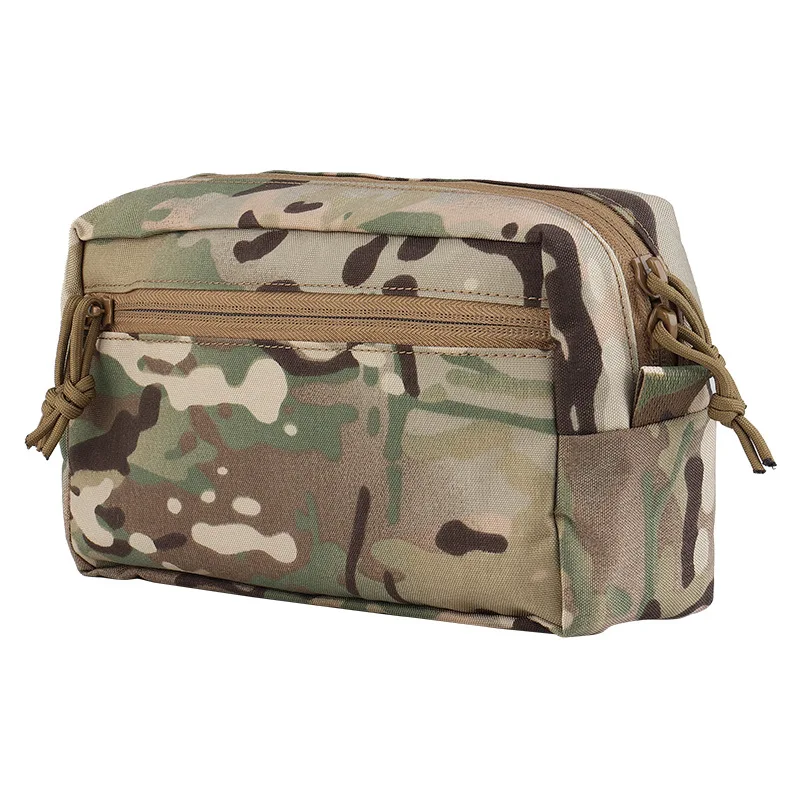 Bolsa de accesorios para chaleco táctico Gp Sub bolsa (ancha) de almacenamiento de malla al aire libre con cremallera miscelánea bolsa funcional organizador de nailon - imagen 4