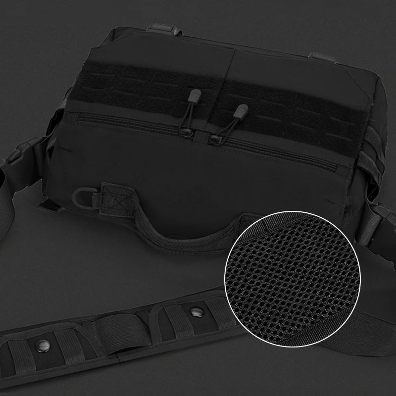 Bolsa de gimnasio tipo mensajero, deportes tácticos, escalada, Camping, desplazamientos, bolsos de hombro tipo bandolera, viajes al aire libre, negocios, tableta, iPad - imagen 4