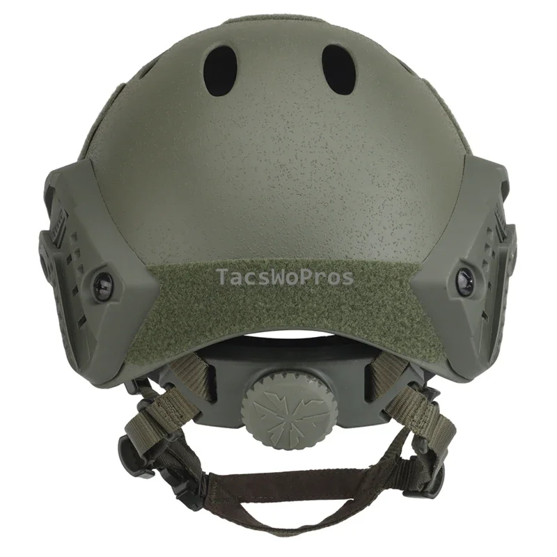 Cascos Airsoft FAST PJ para combate táctico al aire libre, cascos deportivos protectores para juegos de guerra, caza CS Paintball, casco medio cubierto - imagen 5