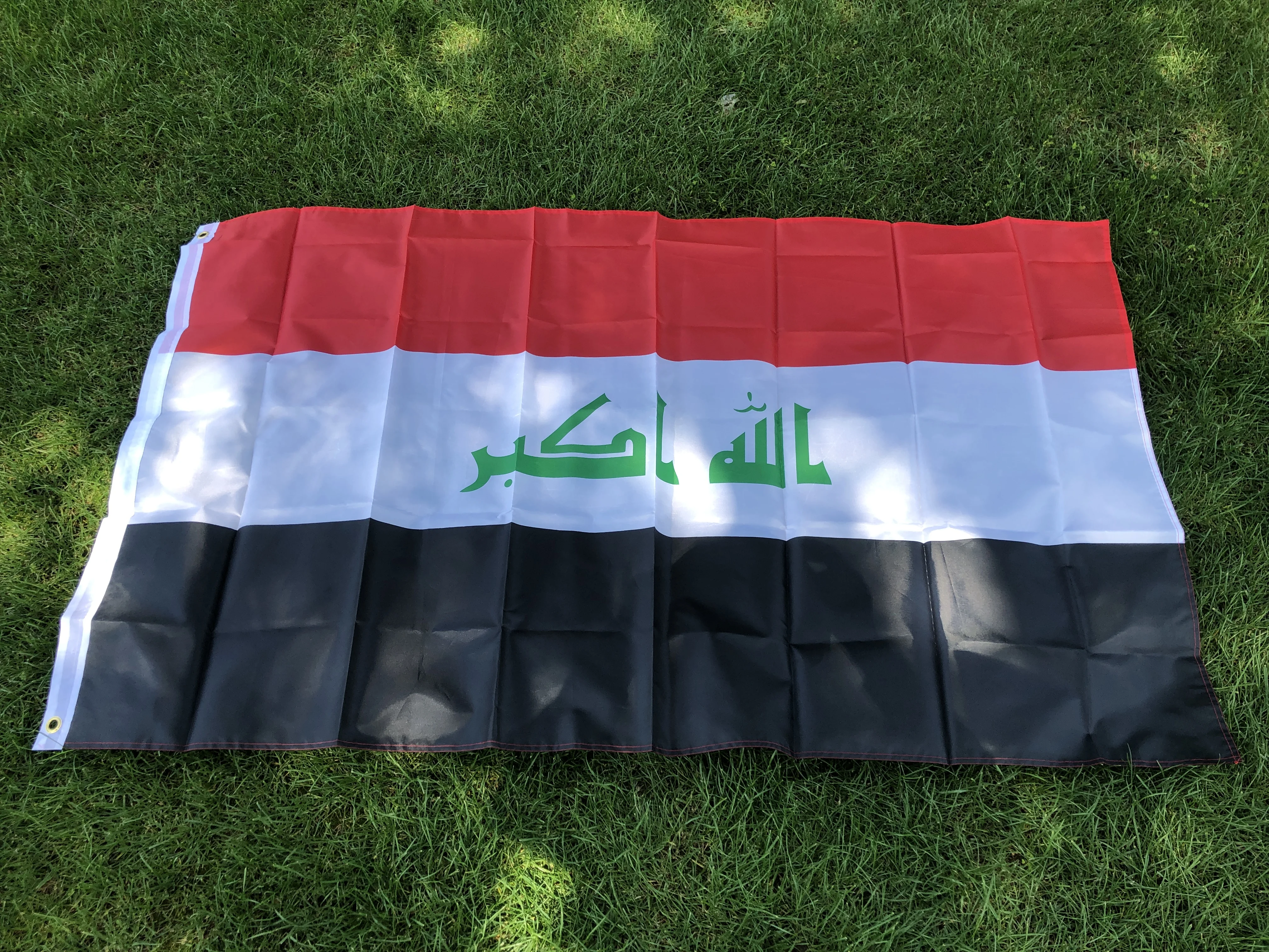 Bandera de SKY, envío gratis, bandera de Irak, nación, 90x150cm, 3 pies x 5 pies, pancarta de poliéster, bandera personalizada en todo el mundo - imagen 2