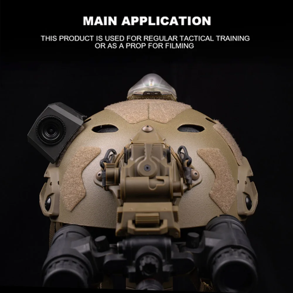 Modelo de cámara táctica Militar CS, Paintball, entrenamiento, tiro, Airsoft, casco rápido, casco de ciclismo, accesorio decorativo - imagen 4