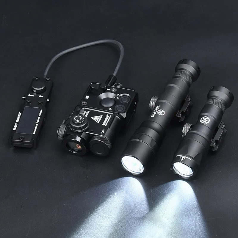 WADSN-Perst-4 de Metal táctico, láser IR con punto rojo, verde y azul, indicador estroboscópico de puntería, M300A, M600DF, traje de linterna de caza - imagen 5