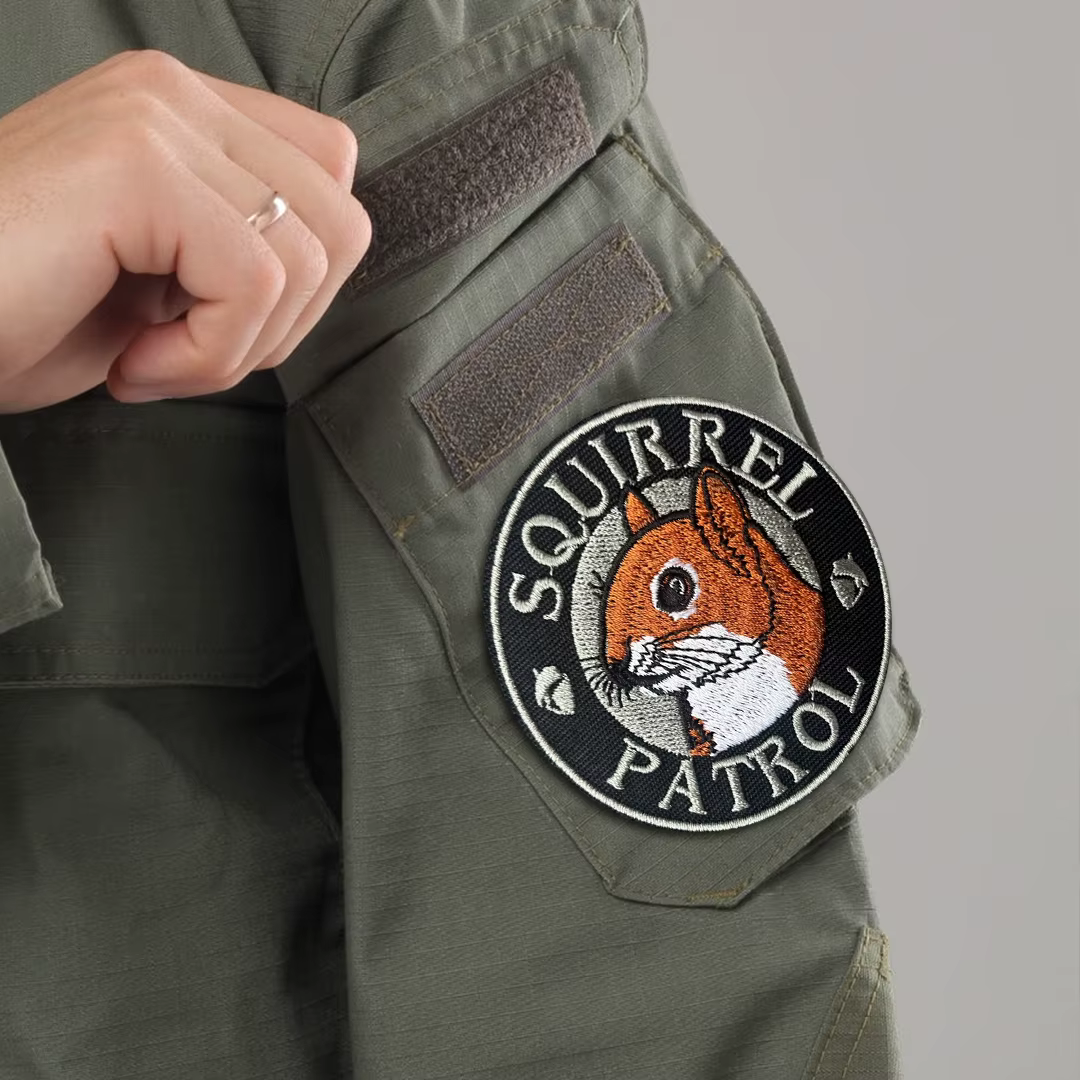 Parche táctico velcro Patrulla Ardilla – Insignia moral militar - imagen 4