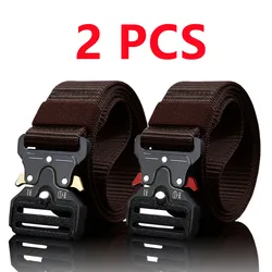 Cinturón táctico hombre ajustable y resistente para caza y montaña