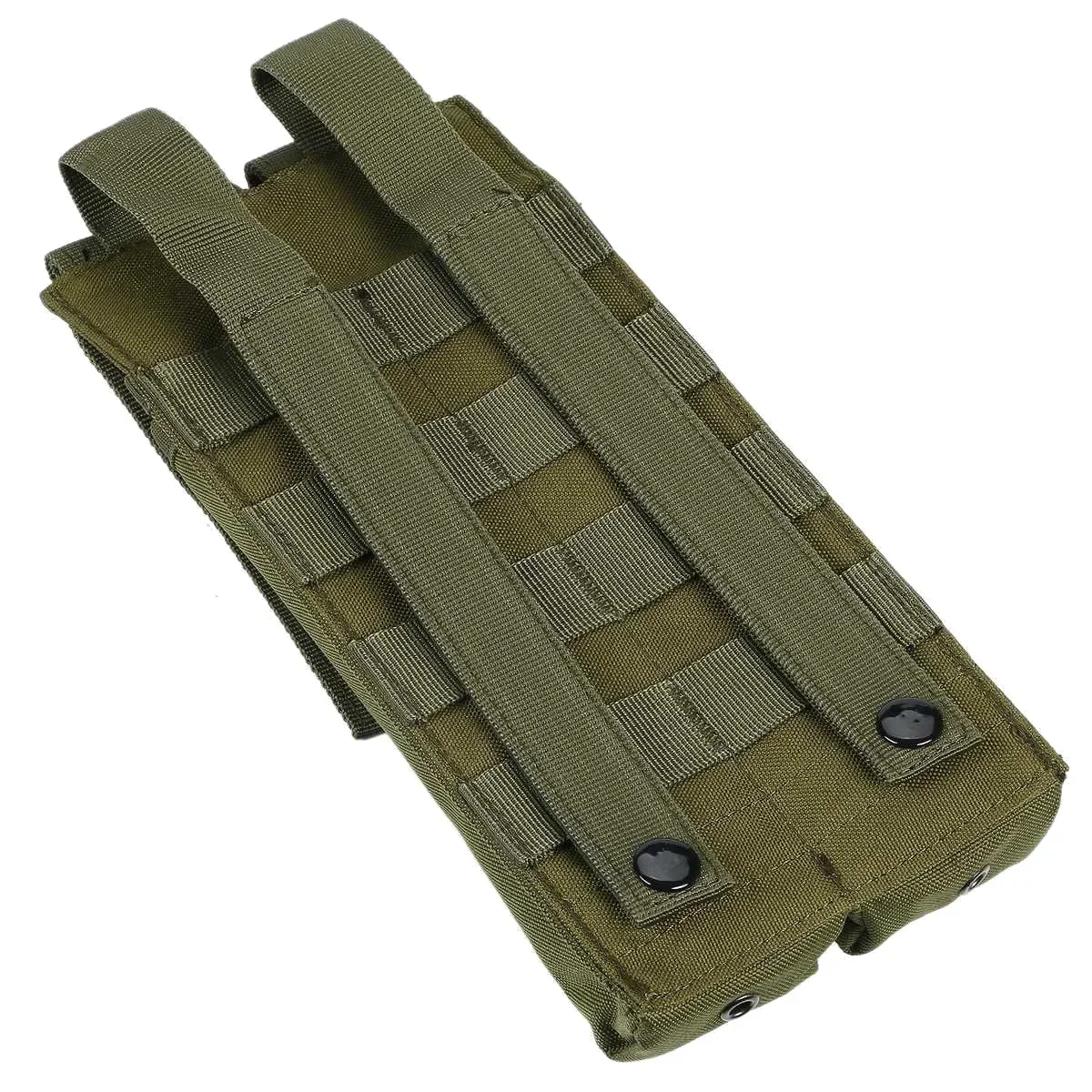 Mag Stacker-bolsa táctica MOLLE Mag, Molle de 9mm con tapa abierta, doble capa, para revistas GL17 19 M9 92 Colt 1911 - imagen 4