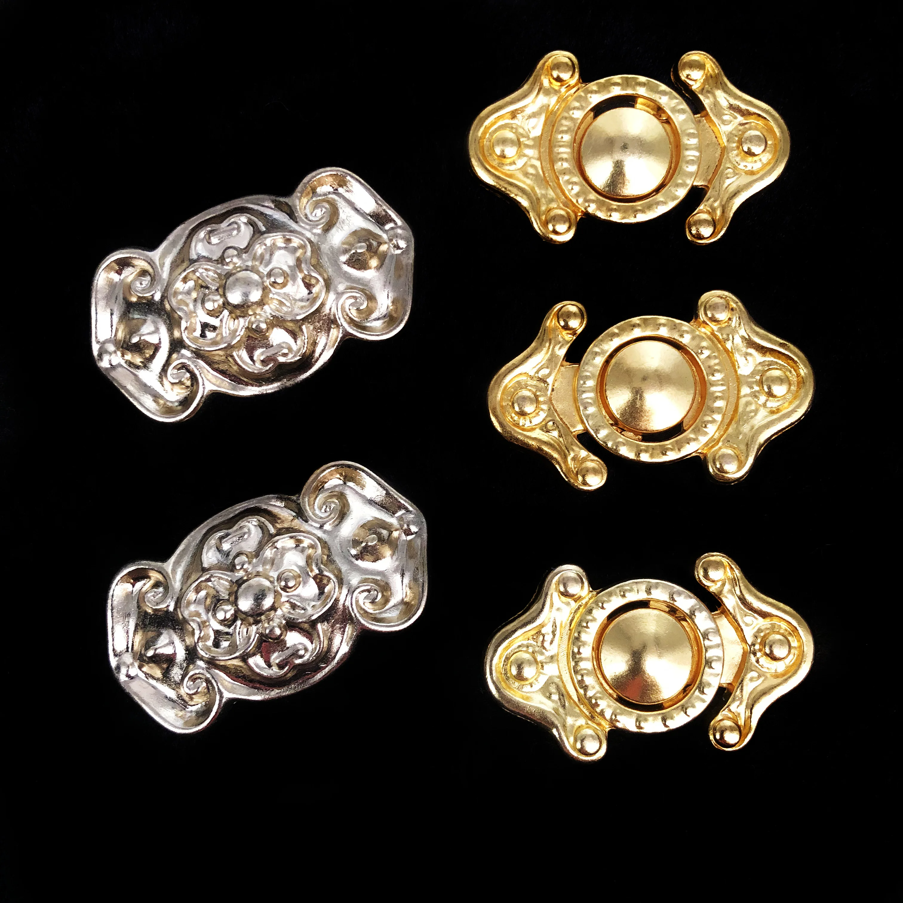 Armadura de cuerpo recto, cierre a presión especial, hebilla emparejada, decoración de armadura, hebilla de tela, accesorios de armadura