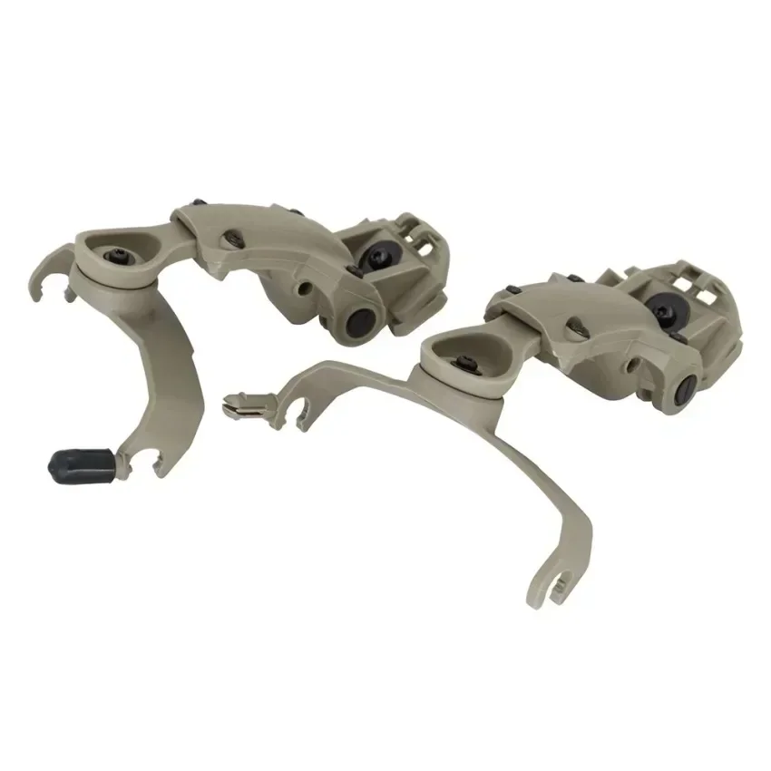 COMTA-auriculares tácticos con adaptador de riel de arco, Kit de soporte para casco para Pelto Comta II III, auriculares de disparo electrónicos - imagen 4