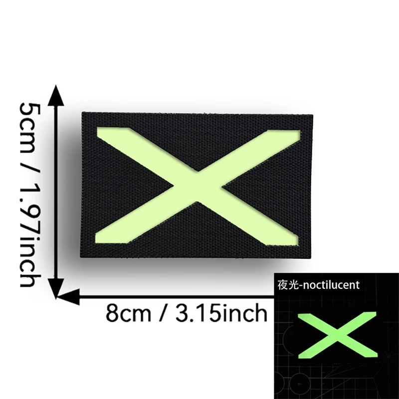 Parche bordado con gancho y bucle de bandera europea, accesorios, parches láser ir, insignia moral para exteriores, pegatina de insignias tácticas para ropa - imagen 4