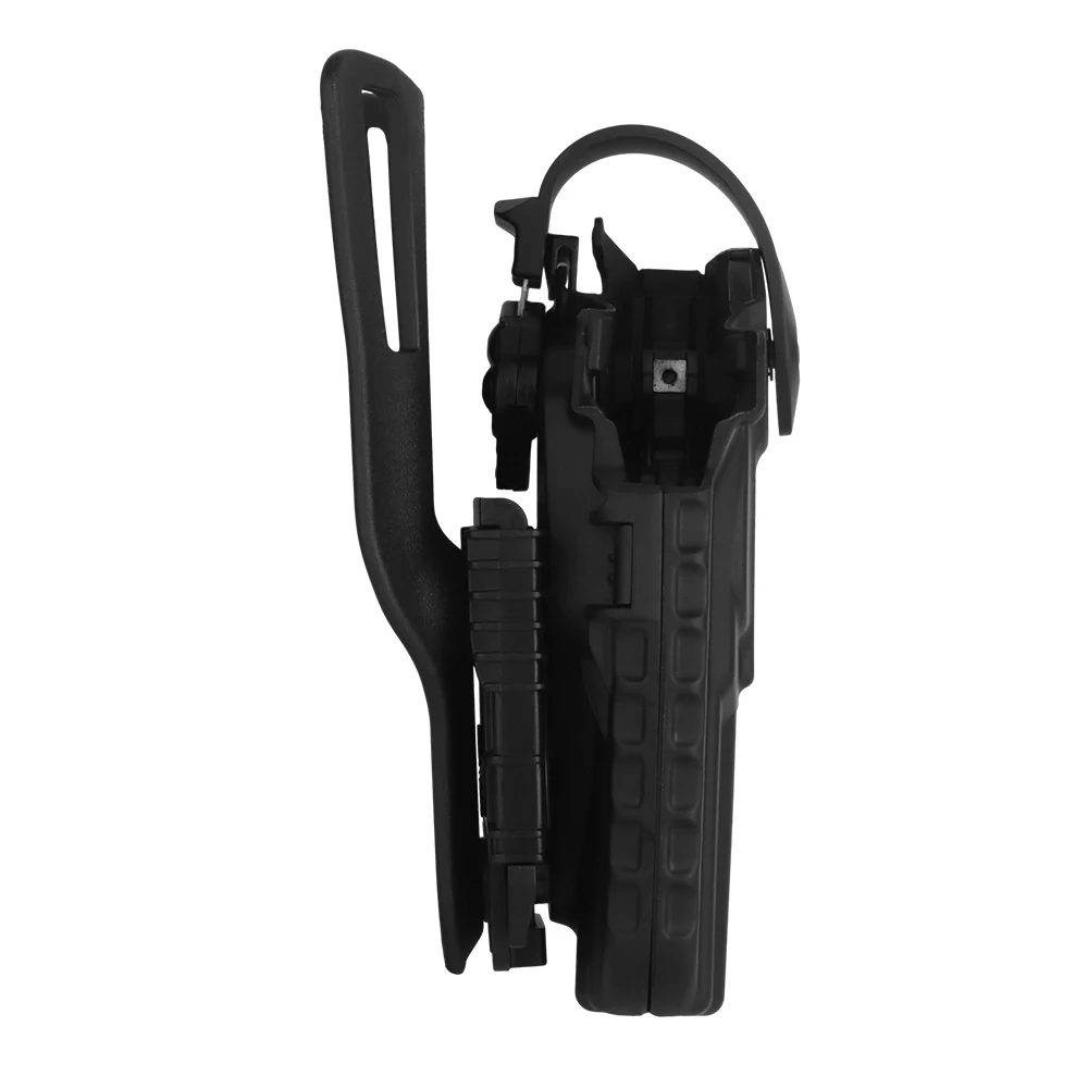 Funda táctica SIG P320 M17/M18, funda para pistola MK-17 Airsoft, doble bloqueo de seguridad con cinturón, plataforma de pierna caída, sistema QLS - imagen 4
