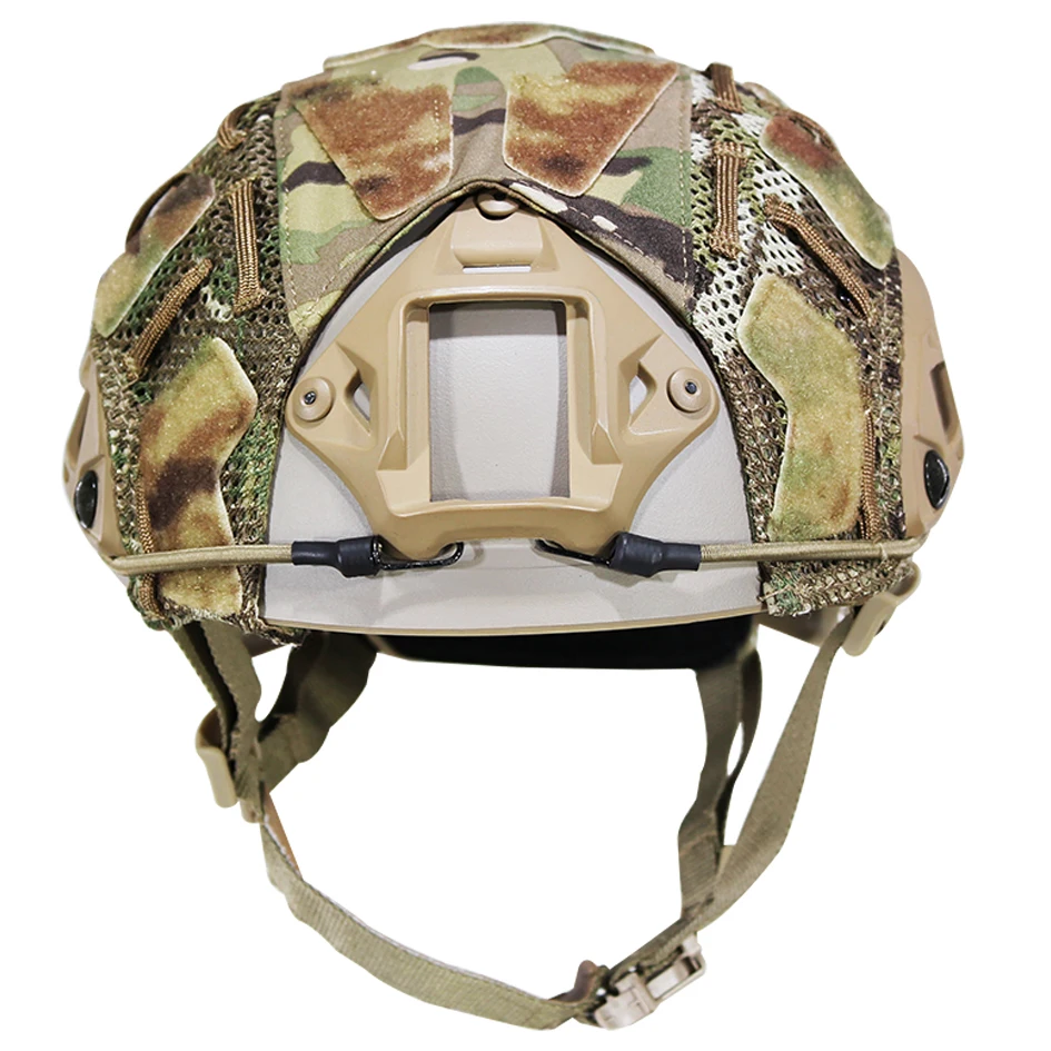 Cp táctico Mich casco a base de agua tela cordón elástico malla CS cubierta de camuflaje - imagen 2