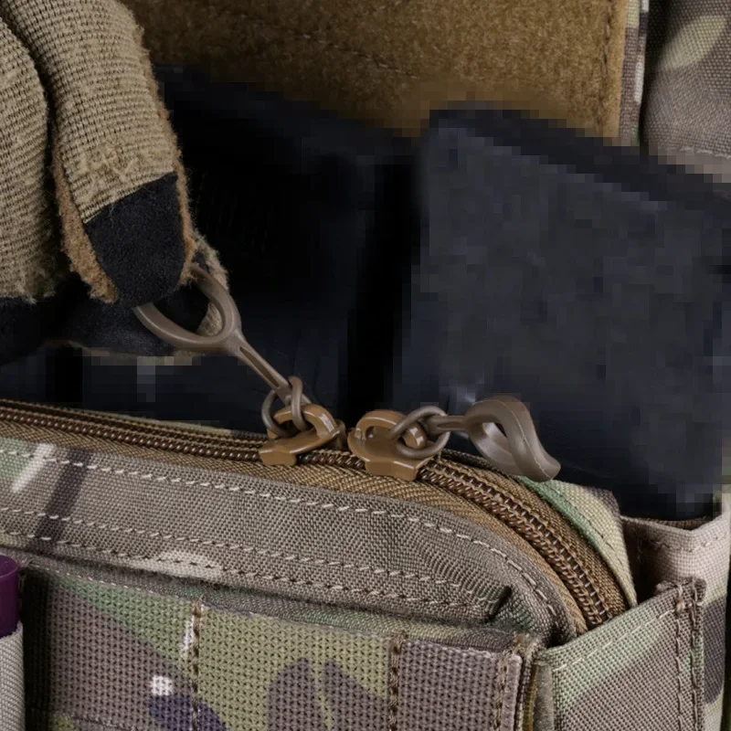 Juego de repuesto de tirador de cremallera de 5 piezas/10 piezas: pestañas de cremallera de extensión de cable TPE para mochila, chaqueta, chaleco de caza, accesorios de bricolaje - imagen 2