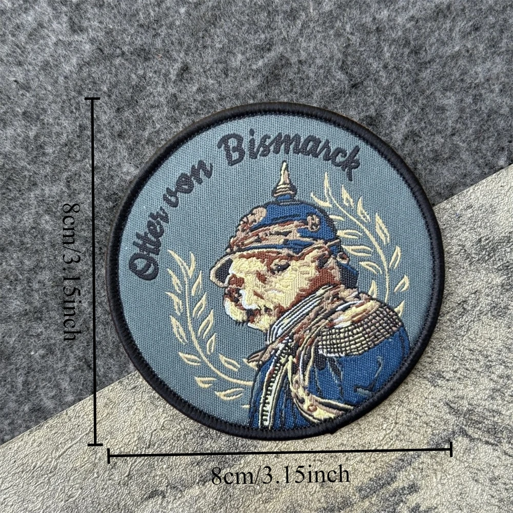 Parche de ganso con cuchillo, insignia de moral táctica de zarigüeña y tiburón, parches de gancho y bucle bordados del ejército militar, pegatina para mochila - imagen 5