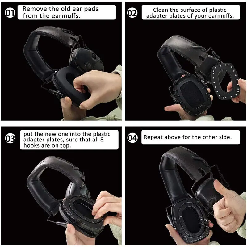 Almohadillas de Gel para los oídos, almohadillas de Gel para los oídos, compatible con modelo de holighwell Impact Sport Pro Sync, 1 par - imagen 5