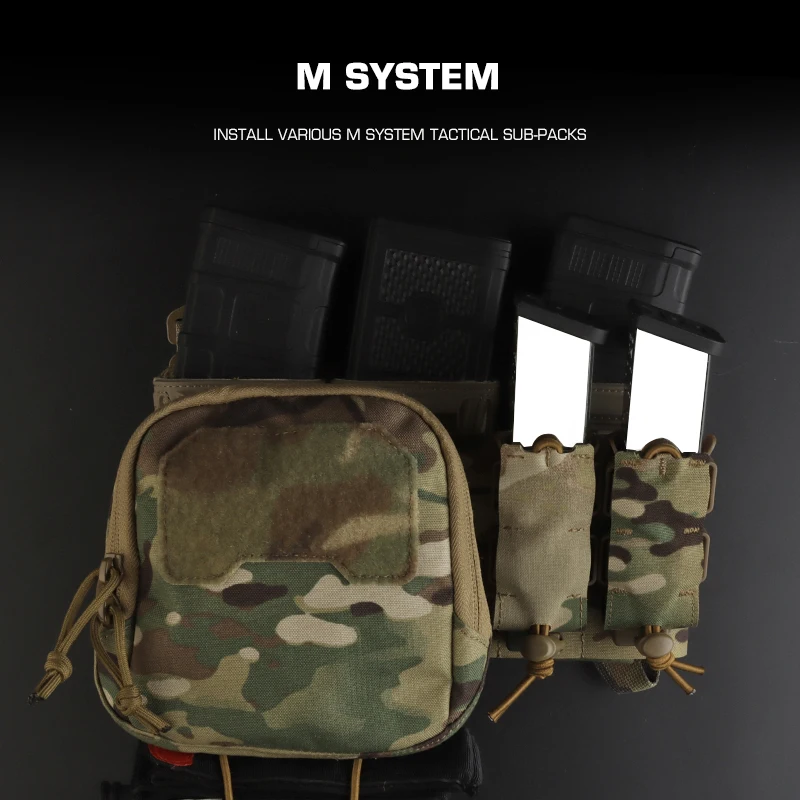 Placa de expansión de engranajes de placa MOLLE de segunda capa para bolsa Triple Mag KZ - imagen 3