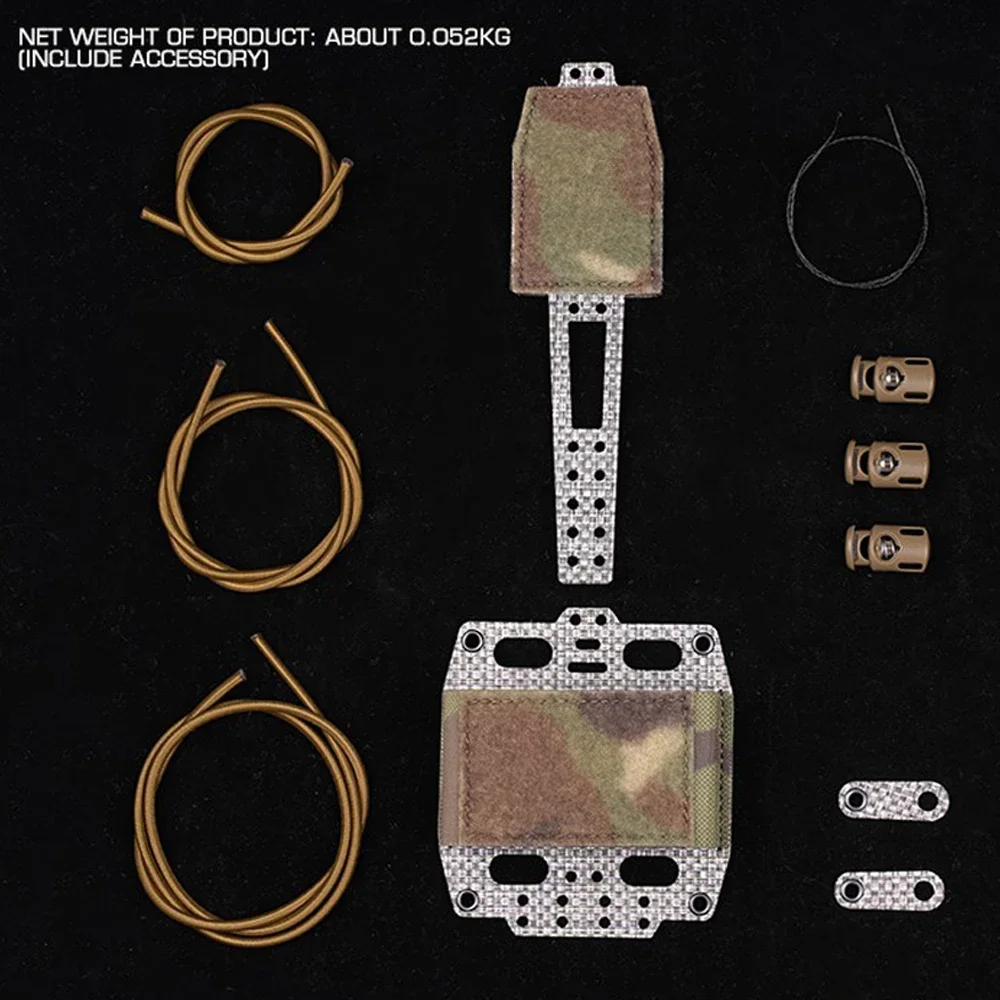 Caja de batería táctica PVS31 NVG, bolsa de almacenamiento, sistema de retención de casco rápido, accesorio ajustable para casco de Paintball Airsoft - imagen 3