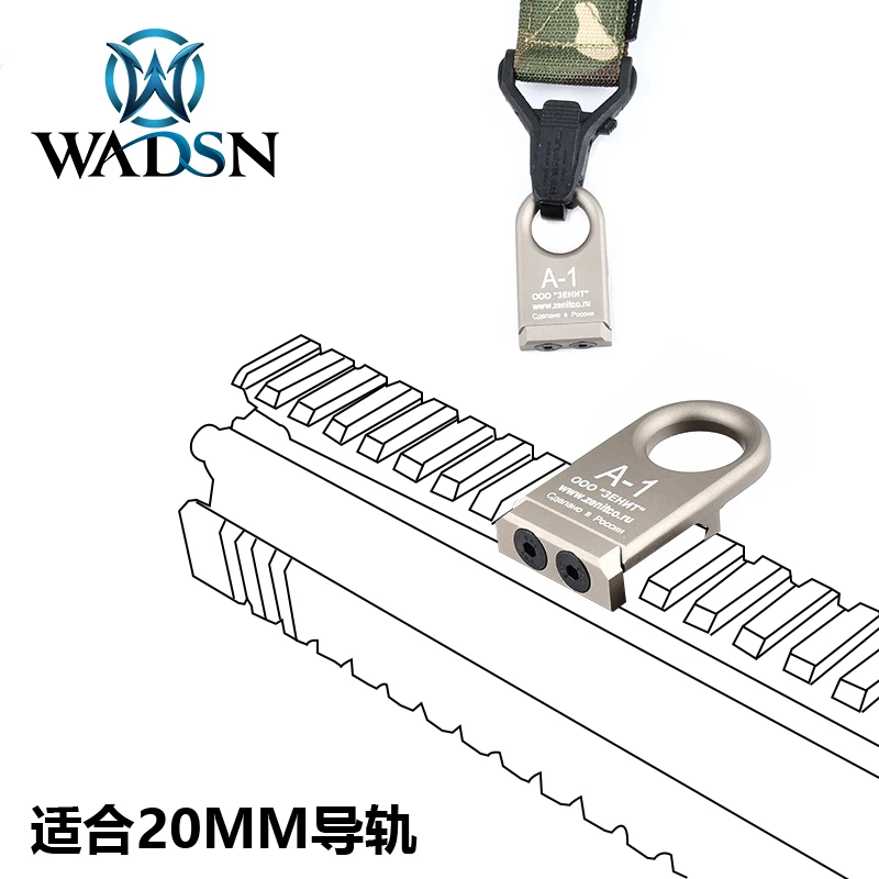 Zenitco A-1 QD Sling Mount Base Fit 20MM Picatinny Rail AR15 Airsoft accesorios alcance caza M4 correas de desprendimiento rápido Slingmount - imagen 4