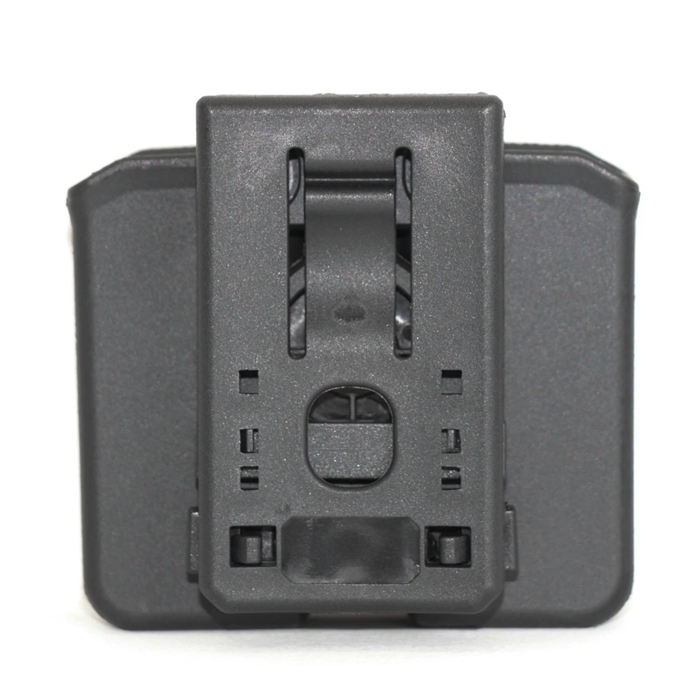 Bolsa doble para revistas de 45acp, táctica de caza, doble pila de 9mm para cinturón de 1,5-2,5 pulgadas, bolsa para revistas ajustable Universal para disparar - imagen 4