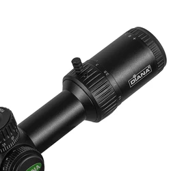 DIANA HD 1,2-6x24 FFP Mira telescópica compacta para caza y tiro
