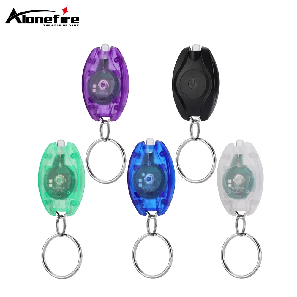 Llavero con luz Led, Mini luz blanca Popular y multicolor, mochila escolar para niños, mochila, escaleras, iluminación de emergencia, lámpara de linterna - imagen 2