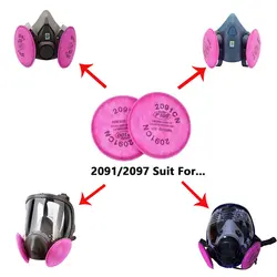 3M Filtro antipolvo P100 para máscara 6200