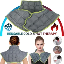 Compresa de frío instantánea para cuello, térmica reutilizable