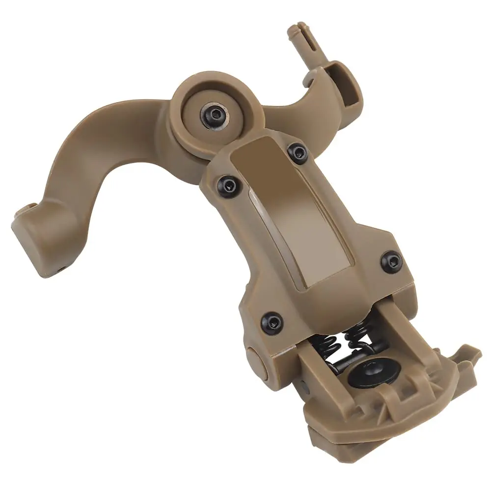 BOOIU-Adaptador de riel ARC Wendy para casco, soporte de auriculares de suspensión, rotación multiángulo, soporte táctico para auriculares - imagen 4