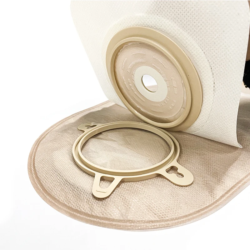 Bolsas de colostomia con aro para el cuidado de pacientes, 10 barreras de piezas, 15 bolsas de piezas, 6 barreras de piezas, 2 unidades - imagen 3