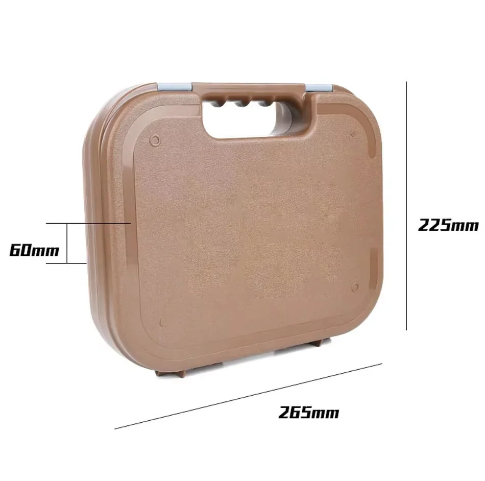 Protector de caja de pistola ABS, caja de almacenamiento de herramientas de carcasa dura, forro de espuma acolchado, soporte de accesorios de caza - imagen 3