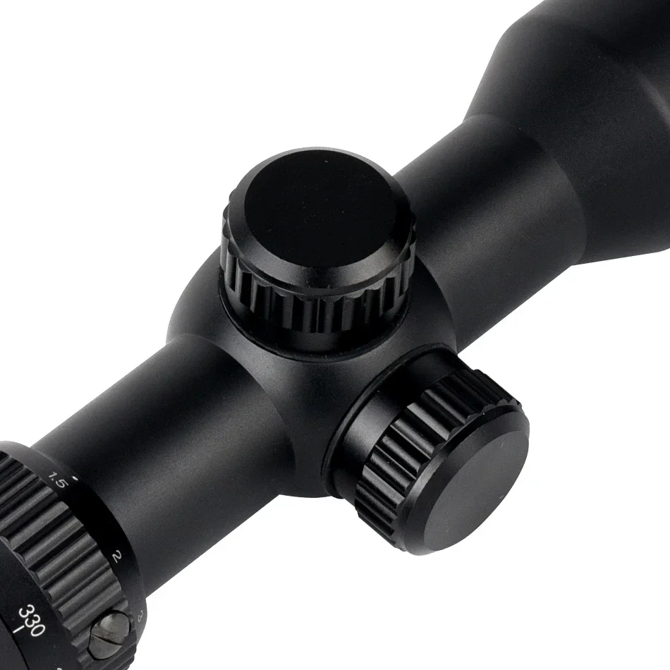 Mira telescópica de ballesta corta para caza, visor óptico iluminado, retícula, accesorios para pistola de caza, 1,5-5x32 - imagen 3