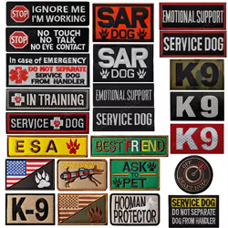 Parche K9 SAR – Insignia táctica para arnés o chaleco de servicio