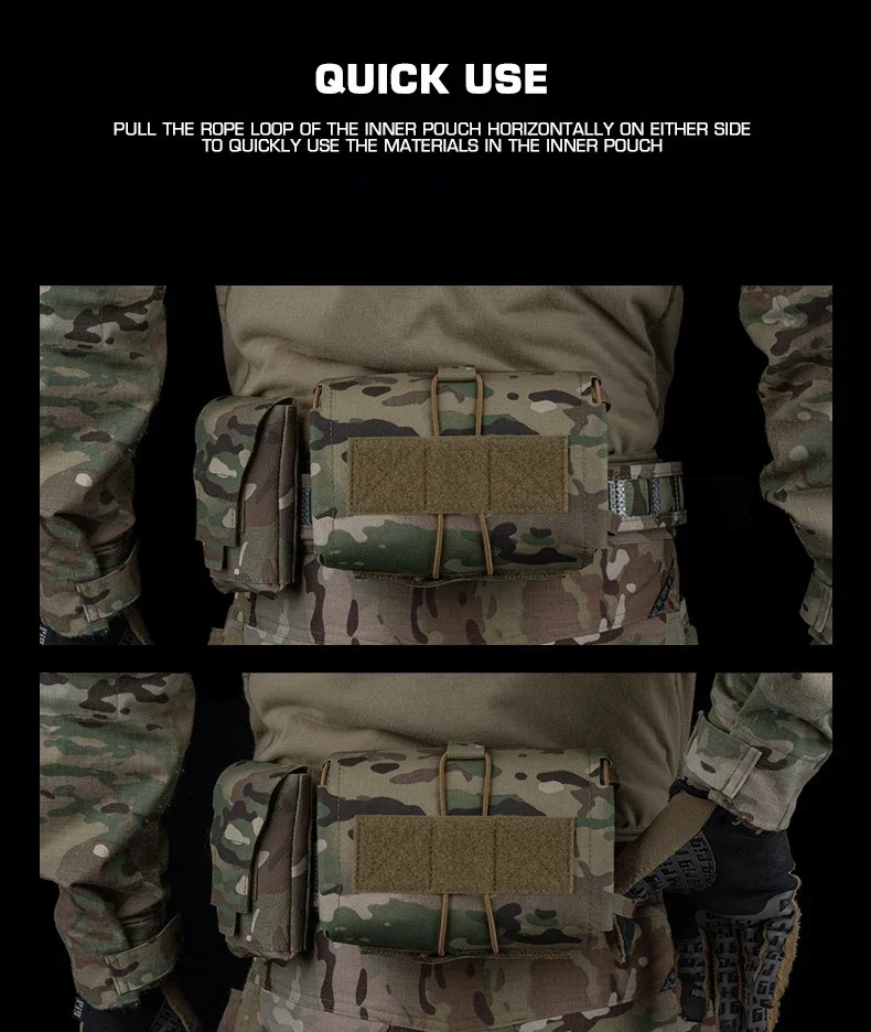 Botiquín de primeros auxilios de extracción Horizontal, bolsa Molle, equipo para exteriores, kits de emergencia para acampar, barco, caza, senderismo, terremotos y aventuras - imagen 5