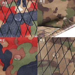 Accesorios de bolsa y equipaje impermeables compuestos de rejilla de alta resistencia de camuflaje para exteriores hechos de tela de nailon