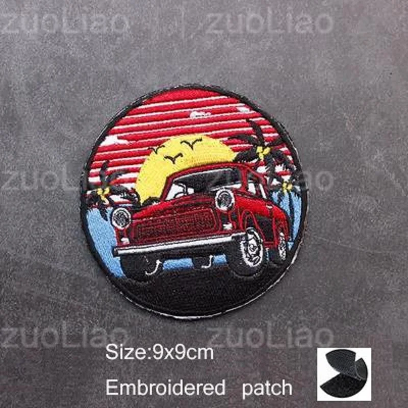 Parche bordado 3D para mochila, insignia de vehículo todoterreno para exteriores, decoración de ropa, brazalete, chaqueta de aventura, gancho - imagen 5