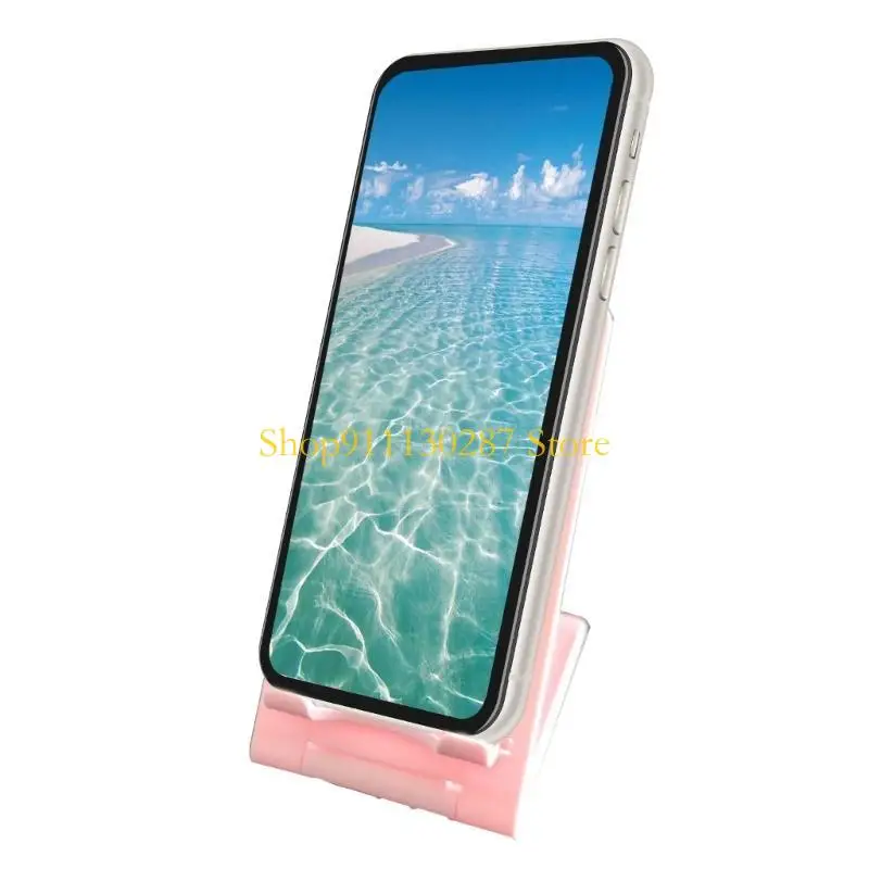 Soporte teléfono celular plegable J1HC, portavasos escritorio plegable completamente ajustable soporte muelle cuna - imagen 5