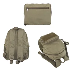 Mochila táctica compacta plegable para senderismo y emergencias