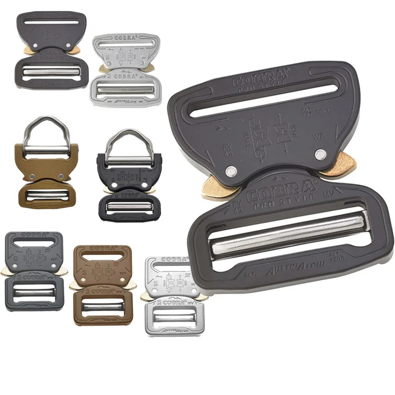 Hebilla de cinturón táctica para exteriores, hebilla de liberación rápida, hebilla de cinturón colgante en D