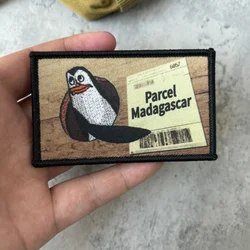 Parche táctico Madagascar con velcro – Insignia militar para mochila