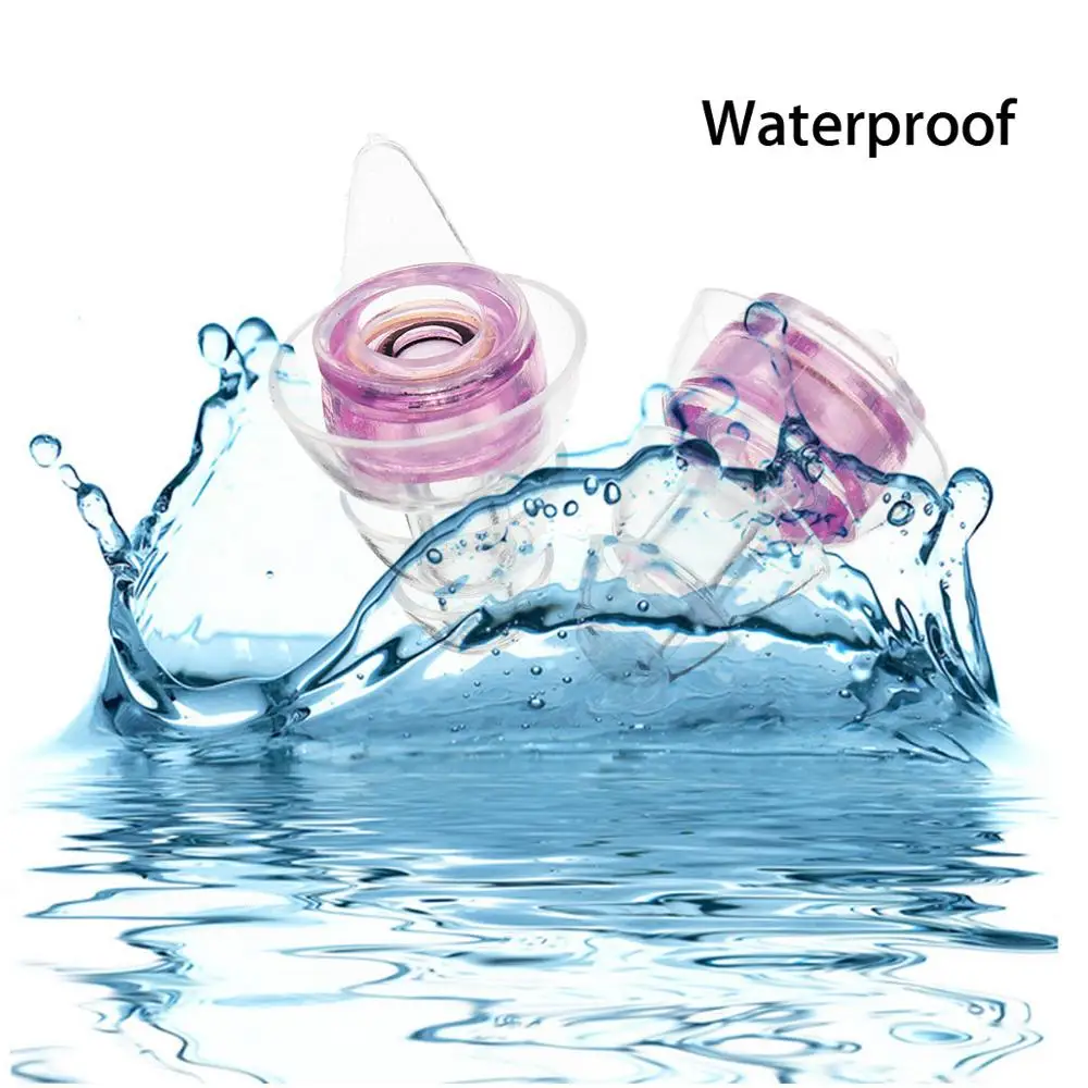 Tapones para los oídos de silicona suave, protección para los oídos, reutilizables, profesionales, para música, reducción de ruido para dormir, bandas de Bar para Dj, deporte, 1 par - imagen 5