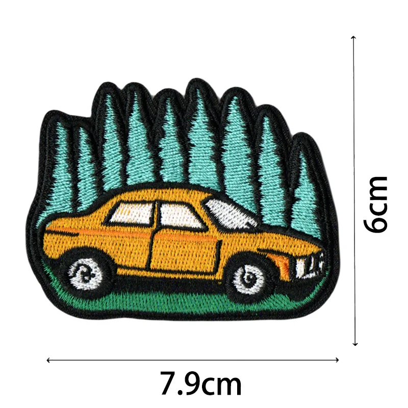 Accesorios para bolsa al aire libre, insignias para conducir al campamento, bordado, lindos insectos de gato, decorar ropa, chaqueta, parches con gancho - imagen 3