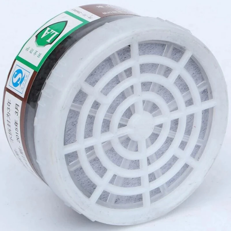 2/4/6/10 Uds. Cartuchos de máscara de Gas antipolvo pintura en aerosol respirador de pesticidas filtros de carbón activado de repuesto 40mm envío gratis - imagen 3