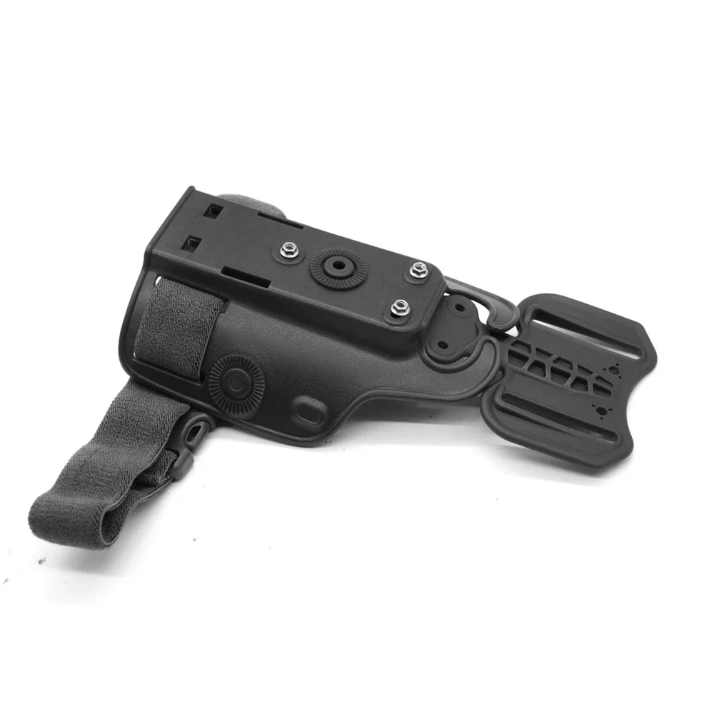 Plataforma táctica de pierna caída para G17 G19 Colt 1911 P226 USP, funda para muslo, adaptador de paleta, accesorios para pistola de caza - imagen 5