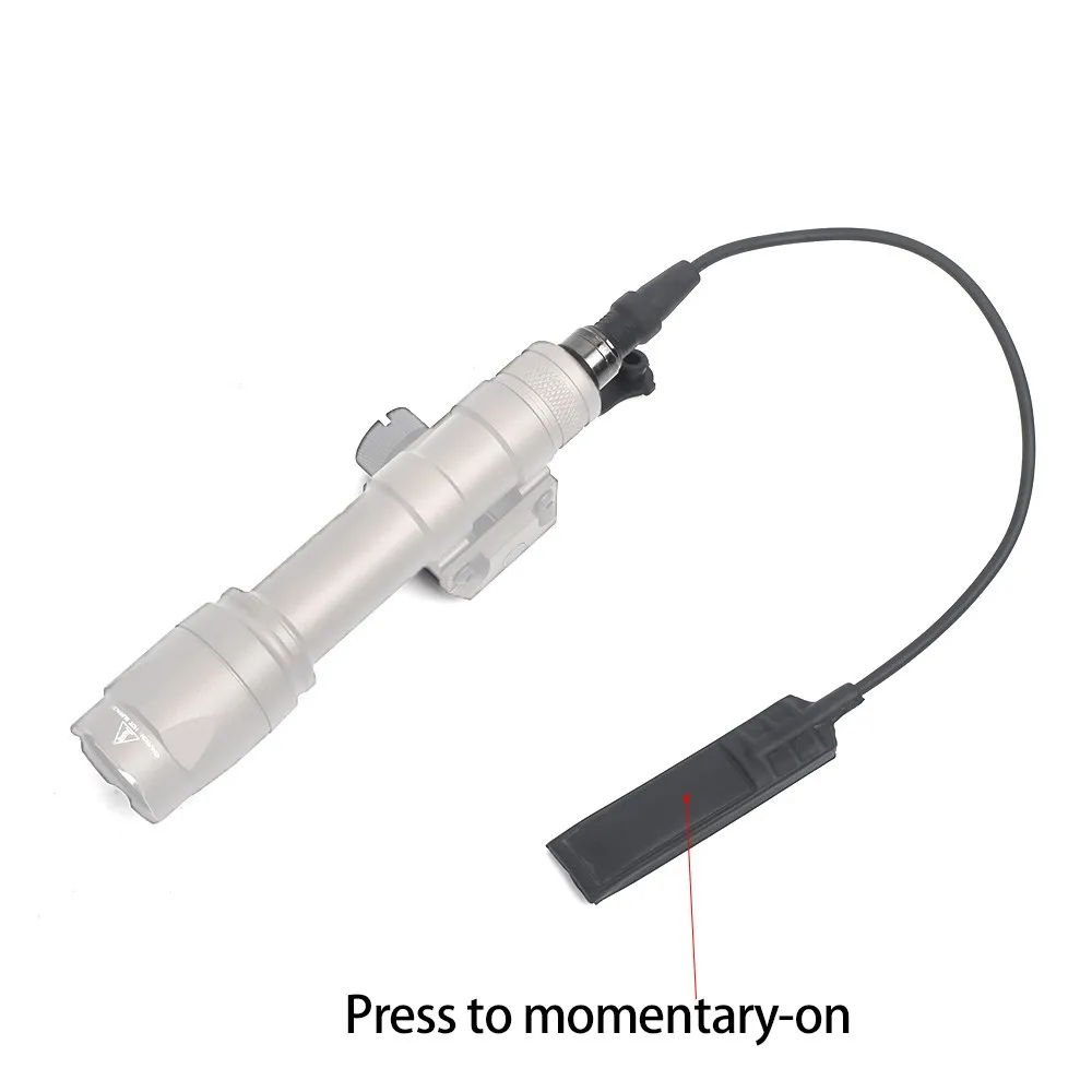 Linterna táctica M300 M600, interruptor de presión remoto, Control de función Dual, enchufe SF, Airsoft, Arma de caza, interruptor de luz de explorador - imagen 5