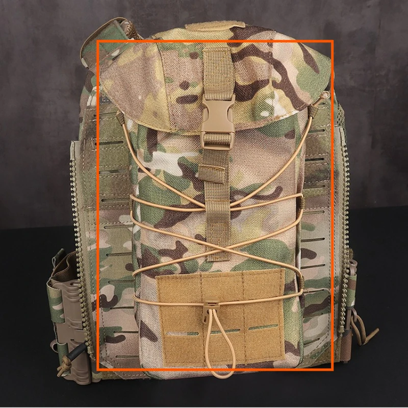 Bolsa de reciclaje al aire libre de 30CM, bolsa de utilidad grande Universal multifuncional, bolsa Molle de cintura táctica, bolsa de accesorios para chaleco