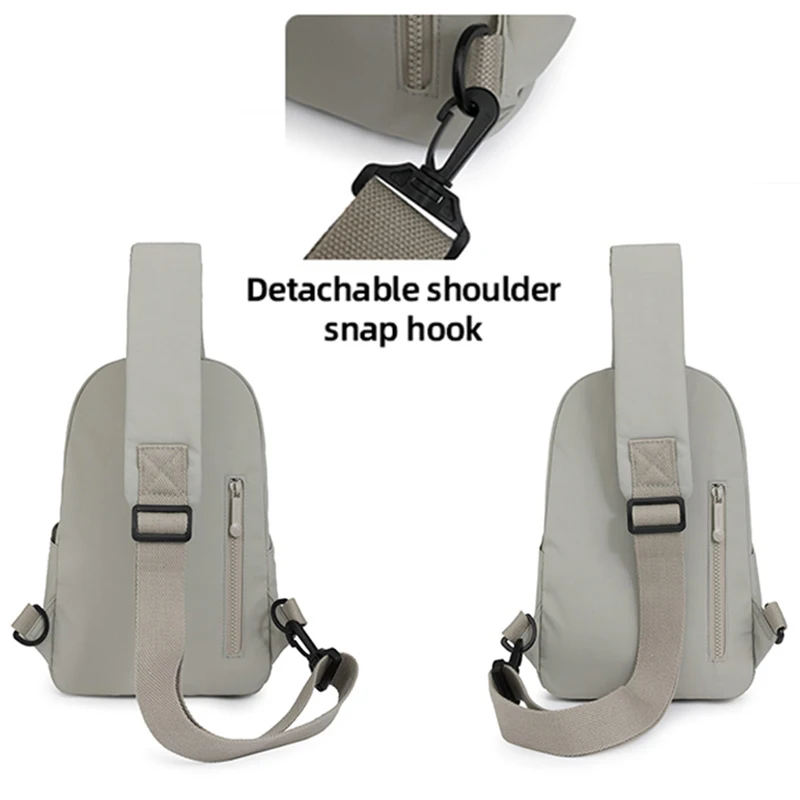 Bolsa de pecho para escalada al aire libre, deportes, Camping, senderismo, ciclismo, viaje, bandolera, viaje universitario, correr, bolsa de almacenamiento portátil - imagen 5