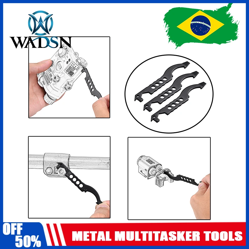 Herramientas tácticas multibolsadoras M4, llavero de destornillador de mantenimiento multiusos, reparación de bicicletas, tubo amortiguador, modificación PEQ NGAL BOX