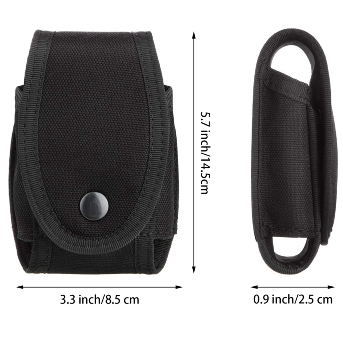 Funda táctica MOLLE para esposas articuladas con solapa - imagen 3